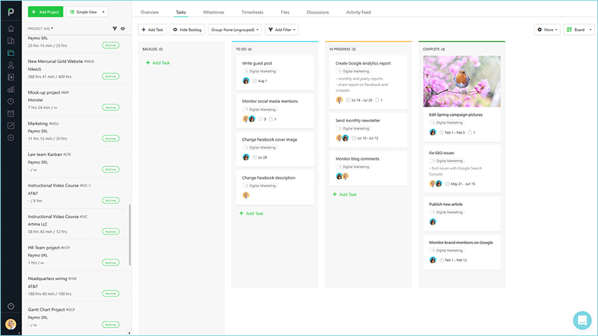 Kanban for project planning