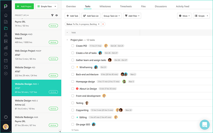 paymo task management
