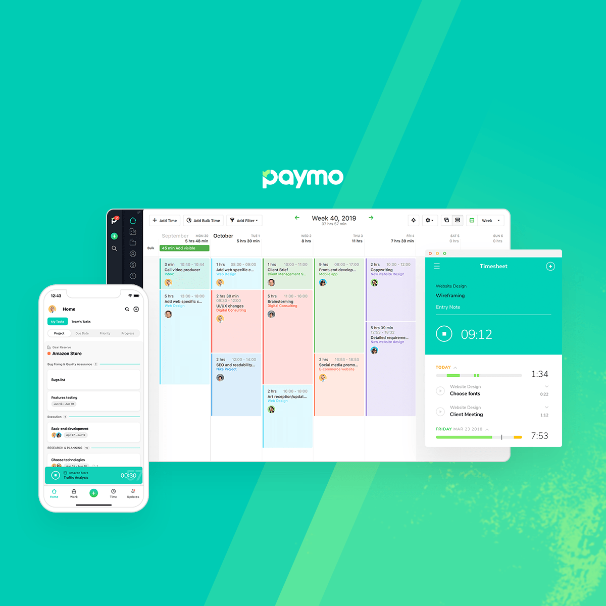 High-grade time tracking software for profitable projects
