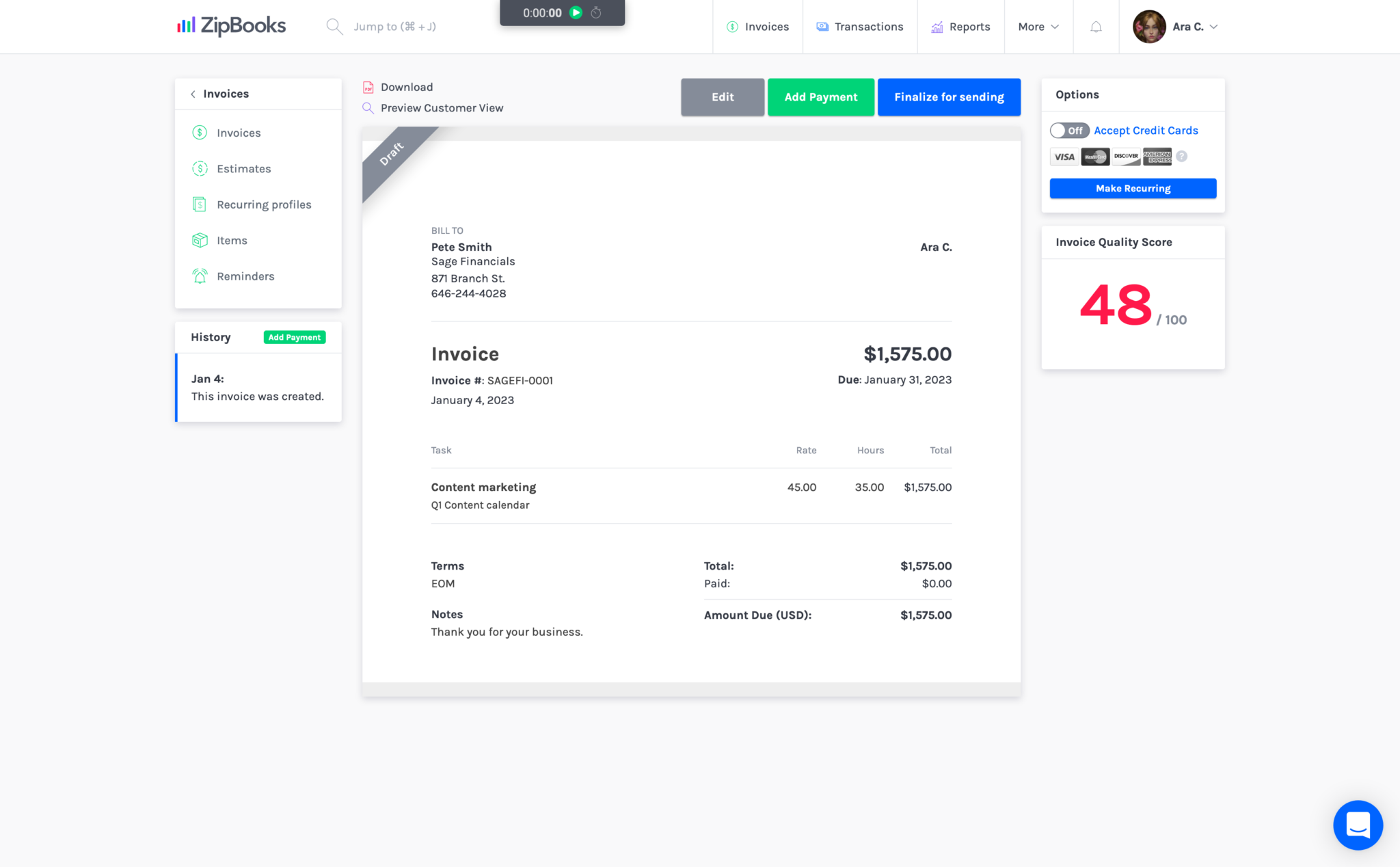 100% FREE Invoicing Software